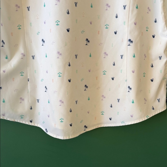 Mizzen+Main Leeward Mens L Island Oasis Short Sleeve Shirt Summer Vacation - Picture 10 of 10
